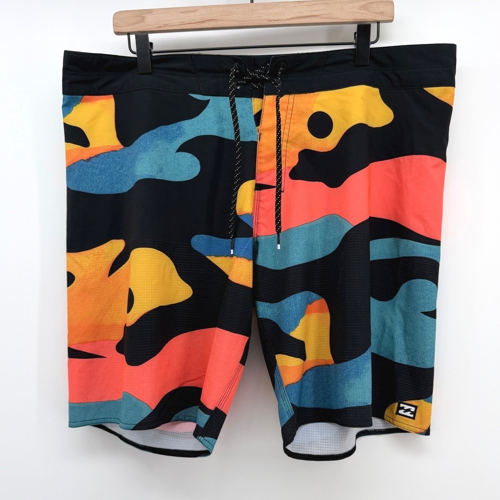 Billabong Board Shorts Mens 36 Multi Color Camo Recycler Sundays Airlite Swim